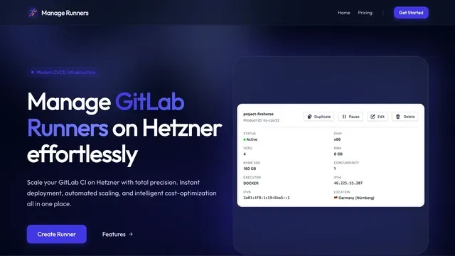 ManageRunners as a comprehensive IT infrastructure solution.
