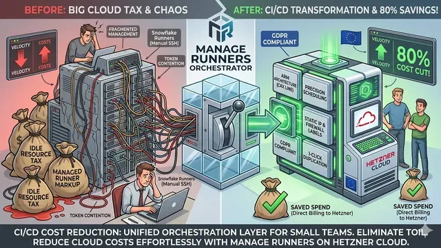 CI/CD Cost Reduction Strategies: How Small Teams Save 80%